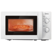美的（Midea）微波炉家用20L小型转盘式700W微波速热经典双旋钮易洁内胆快捷炉M1-L213B M1-L213B