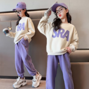 PLUS会员！PAPIBEAR 啪吡熊中大童春秋卫衣套装