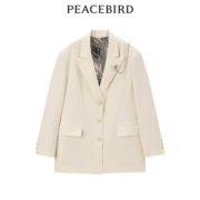 限尺码：PEACEBIRD 太平鸟 时尚休闲潮酷廓形西装合集 1件装