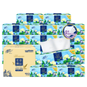 需抢券、88VIP：Breeze 清风 花萃臻品 4层加厚 80抽18包S码