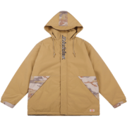 dickies棉服 迷彩面料拼接拉链连帽厚外套 棉服男DK008005