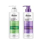 澳雪（accen）三重控油去屑亮泽丝滑洗护套装(洗发水500ml+护发素500ml)