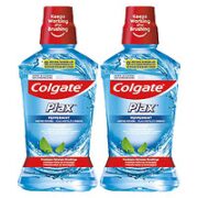 Colgate 高露洁 酷爽漱口水2瓶减少口腔细菌清新口气0酒精温500ml*2瓶