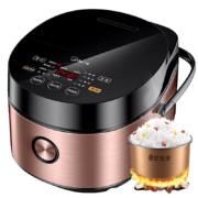 京东百亿补贴 美的（Midea）电饭煲 5升大容量家用智能电饭锅 24小时预约 触摸操控一键柴火饭多功能 MB-FB50E511