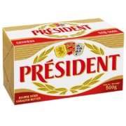 plus会员：PRéSIDENT 总统 黄油块 淡味 500g*3件