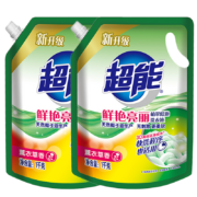 超能 洁净柔护洗衣液 1kg 自然清香
