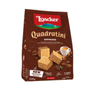 Loacker莱家夹心威化饼干特浓咖啡味220g 教师节礼物 零食意大利原装进口