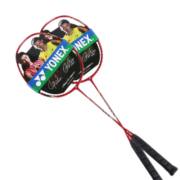 YONEX 尤尼克斯羽毛球拍全碳素攻守男女原厂已穿线yy 弓剑系列ARC100-红 4U 单支拍