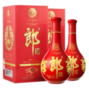郎酒【中秋送礼】红花郎10 红10 第四代 53度酱香型白酒 500ml*2 双瓶装