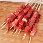 羔羊部落（GAOYANGBULUO）内蒙古锡盟全瘦牛肉串 40串*2件