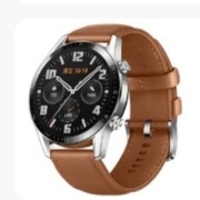 京东百亿补贴：华为手表watch gt2运动智能手表蓝牙电话3pro GT2 砂砾棕-时尚款46mm