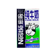 plus会员:雀巢纯牛奶 生牛乳1L*12盒 整箱装