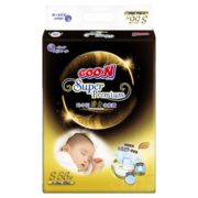 大王（GOO.N）光羽鎏金纸尿裤婴儿尿不湿 羽感薄尿布吸水尿布环贴尿裤 尺码可选 纸尿裤S56片 (4-8kg）