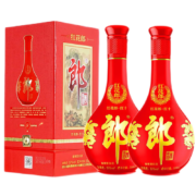 LANGJIU 郎酒 红花郎10 53%vol 酱香型白酒 500ml*2瓶 双支装