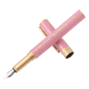 n9钢笔高端签字笔商务办公送礼原装施密特F尖故宫文化创意联名锦轴系列 落樱 粉色