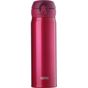 膳魔师（THERMOS）保温杯男女不锈钢水杯子大容量保冷防漏弹盖学生情侣杯JNL系列 草莓红(502-SBR) 500ml
