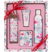 2023新款，Cath Kidston 凯茜·琦丝敦 野玫瑰身体护理礼盒 赠沐浴露30ml+洗脸巾1包+沐浴香皂100g+礼品袋