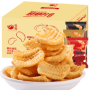 概率券:零趣鲜虾片 膨化食品 鲜虾片8包【口味随机】