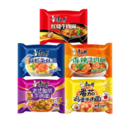 京东百亿补贴：康师傅方便面 红牛*5+香辣*5+鲜虾*5+酸菜*5+番茄*5袋