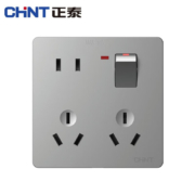 概率券: CHNT 正泰  86型开关插座面板 一开八孔