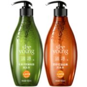 seeyoung 滋源 洗发水套装（控油 400ml+去屑 400ml）（赠 生姜防脱洗护套装洗发水6ml*5+护发素 6ml*5)
