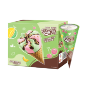 巧乐兹 伊利巧乐兹哈密瓜玫瑰车厘子味脆筒冰淇淋73g*6支/盒冰淇淋冷饮*10件