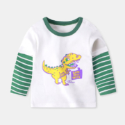PLUS会员：珑淼轩 儿童新款纯棉T恤*3件34.9元包邮（双重优惠，折合11.63元/件）