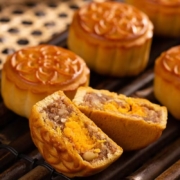 超级补贴、首单礼金：乐字号 黑芝麻五仁豆沙蛋黄月饼 35g*10个