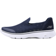 Skechers斯凯奇GOWALK系列男鞋夏季网面透气一脚蹬休闲鞋子运动鞋 54158-NVY 海军蓝色 42.5