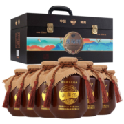 浏阳河大好河山 酱香型53度纯粮酿造白酒500ml*6瓶 新老款随机发