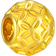 京东百亿补贴：御邪 足金999 黄金钱币珠：0.15g-0.20g