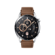 HUAWEI 华为 WATCH GT 3 智能手表 46mm 时尚钢（咖色真皮）