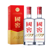 需入会：泸州老窖 国窖1573 浓香型 高度白酒 52度500ml*2瓶 经典双瓶装(中秋送礼) 送礼品袋