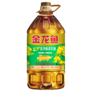 京东百亿补贴：金龙鱼 纯香低芥酸菜籽油 6.18L
