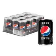 Pepsi 百事 无糖可乐 mini罐 200ml*12罐 整箱