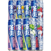 锐澳（RIO）预调 鸡尾酒 果酒 强爽8度 330ml*8罐+赠气泡水*4罐（6种口味）