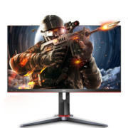 AOC 23.8英寸 IPS 广色域 144Hz HDREffect技术 直男小钢炮 人体工学支架 游戏电竞显示器24G2
