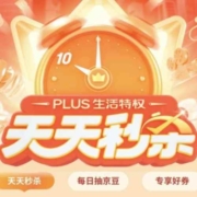 京东 Plus生活特权 天天秒杀 wzl