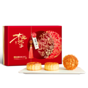 plus会员：桃李幸福人家 月饼礼盒 蛋黄白莲五仁豆沙混合味600g*3件+凑单品