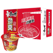 康师傅 方便面  劲爽红烧牛肉面*12桶 任选2件