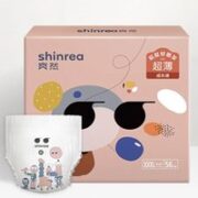 shinrea 爽然 屁屁好朋友超薄干爽系列 拉拉裤 XXXL56片（任选尺码）
