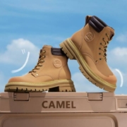 超级补贴：camel 骆驼 女款马丁靴工装大黄靴 多色可选