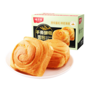 味滋源 酵母手撕面包500g早餐小面包代餐休闲零食办公室点心整箱装礼盒