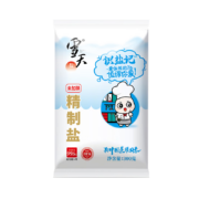 PLUS会员：雪天识盐记 未加碘精制盐 井矿盐 300g*7包