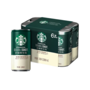 星巴克（Starbucks） 星倍醇 小绿罐即饮浓咖啡饮料 浓郁奶咖228ml*6