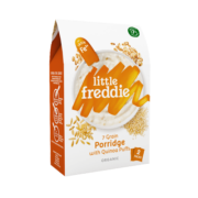 小皮LittleFreddie有机藜麦多谷物高铁米粉宝宝辅食婴儿米糊160g*1盒