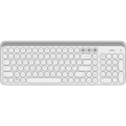 MIIIW  电脑蓝牙键盘 笔记本米物无线键盘MacBook 超薄 平板手机iPad通用 白色