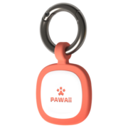 PAWAII怡爪狗牌定制宠物名牌吊牌猫咪挂牌身份牌定位狗狗防丢牌-红色