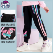My Little Pony 小马宝莉 儿童休闲长裤 常规款黑色