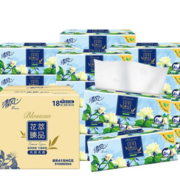 Breeze 清风 花萃臻品系列 抽纸 4层*80抽*18包(190*132mm)